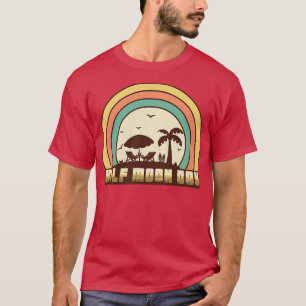T-shirt Halle Moon Bay Beach Retro Sunset Style