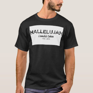 T-shirt Hallelujah - Hommage à Leonard Cohen