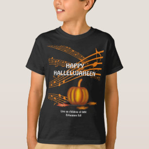 T-shirt HALLELUJAHEEN   CITROUILLE   Christian Halloween
