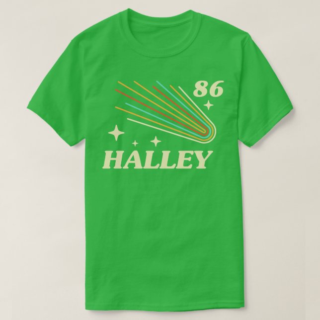 T-shirt Halley 86 pour les amateurs d'espace (Design devant)