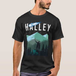 T-shirt Halley's Comet Night Sky Solar System Astron spati