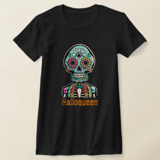 T-shirt Halloqueen