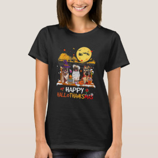 T-shirt Hallothanksmas carlin Halloween Thanksgiving