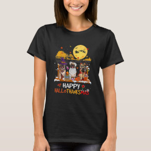 T-shirt Hallothanksmas carlin Halloween Thanksgiving