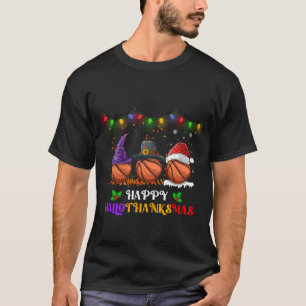 T-shirt Hallothanksmas du basket