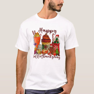T-shirt Hallothanksmas Halloween Halloween Halloween Thank
