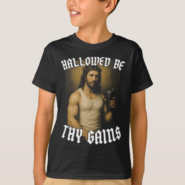 T-shirt Hallow Be Thains (Devant)