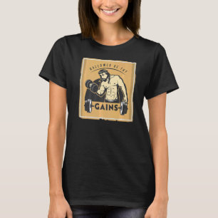 T-shirt Hallow Be Thains Muscle Jesus Poids Lifting