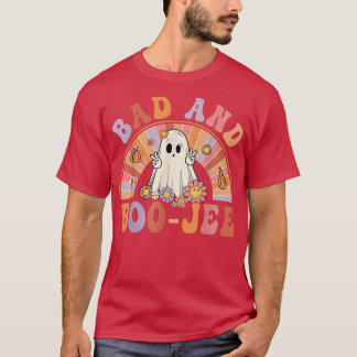 T-shirt Hallowee Florale De Boo-Jee Super Rétro