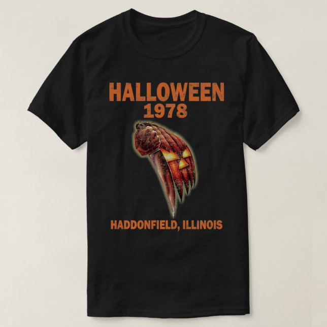 T-shirt Halloween 1978 vacances éffrayants cadeaux myers c (Design devant)