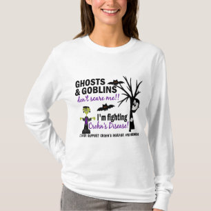 T-shirt Halloween 1 guerrier de maladie de Crohn