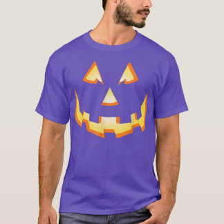 T-shirt Halloween 5728 de la face de Jacko'lantern