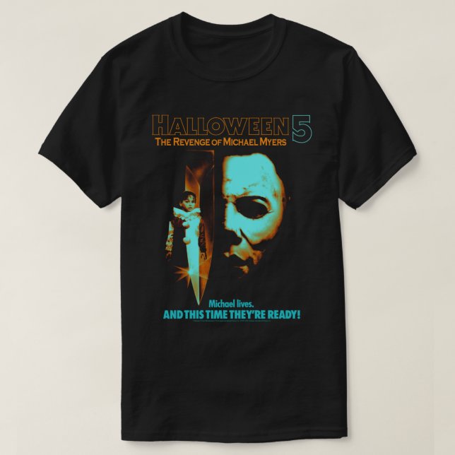 T-shirt Halloween 5 La vengeance de Michael Myers Deux ton (Design devant)