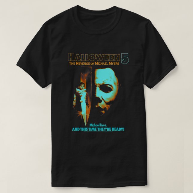 T-shirt Halloween 5 La vengeance de Michael Myers Deux ton (Design devant)