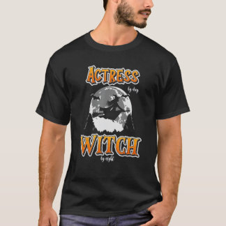 T-shirt Halloween Actrice sorcière drôle mignonne femmes i