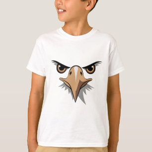 T-shirt Halloween Aigle chauve visage costume enfants mign