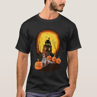 T-shirt Halloween Allemand Raccourci Pour Enfants Maman Pa