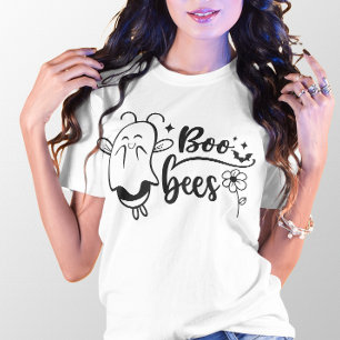 T-SHIRT HALLOWEEN AMUSANT BOO-BEES CUTE GHOST