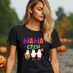 T-SHIRT HALLOWEEN AMUSANT PERSONNALISÉ NANA GHOST CREW
