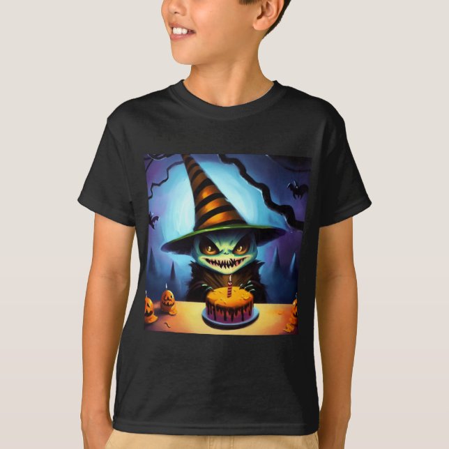 T-shirt Halloween - Anniversaire 1 (Devant)