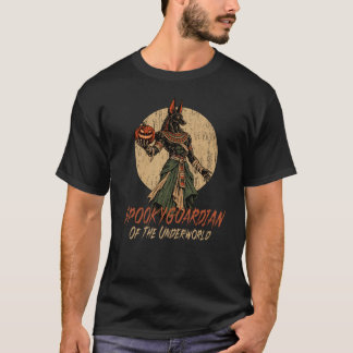 T-shirt Halloween avec Anubis, Gardien de l'Au-delà