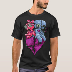 T-shirt Halloween avec des poupées de Voo