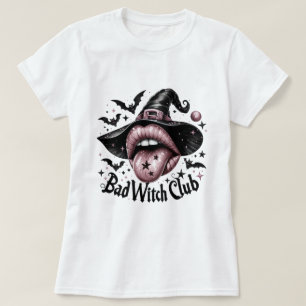 T-shirt Halloween Bad Witch Club Adorable