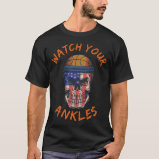 T-shirt Halloween Basketball Skeleton Watch Your 90s baske
