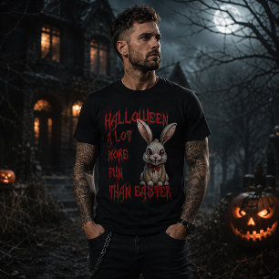 T-shirt Halloween Beaucoup Plus Amusant Que Pâques