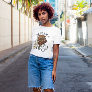 T-SHIRT HALLOWEEN BÉBÉ IM A WILD CARD SKELETON   WILD WEST