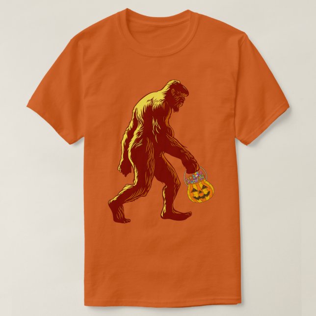 T-shirt Halloween Bigfoot (Design devant)