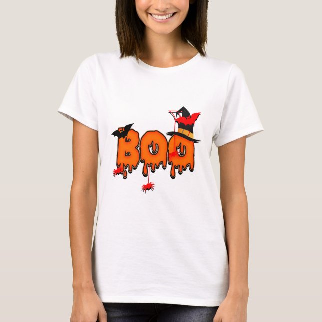T-shirt HALLOWEEN Boo             (Devant)