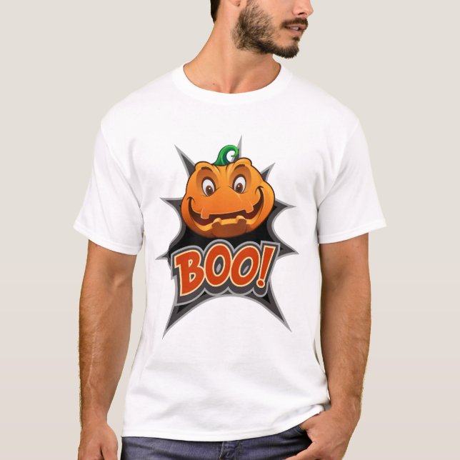 T-shirt Halloween Boo     (Devant)