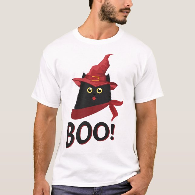 T-shirt Halloween Boo (Devant)