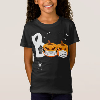 T-Shirt Halloween Boo Citrouilles effrayants portant l'ara