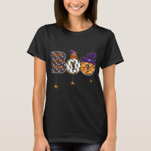 T-shirt Halloween Boo Owl avec Casquette de sorcière Araig