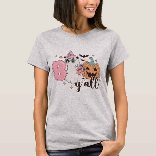 T-shirt Halloween Boo Y'All (Devant)