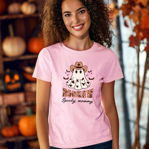 T-shirt Halloween Boohaw Retro Super Fantôme Éffrayant ros
