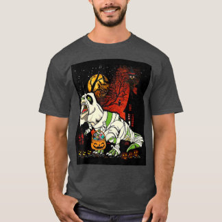 T-shirt Halloween Boys Dinosaur Bard T re Citrouille effra