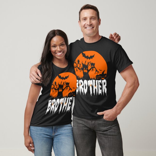 T-shirt Halloween Brother Scary 31 Octobre Cadeau (Unisexe)