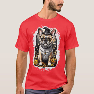 T-shirt halloween bulldog 8