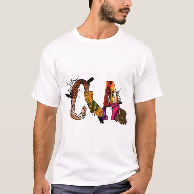 T-shirt Halloween Californie (Devant)
