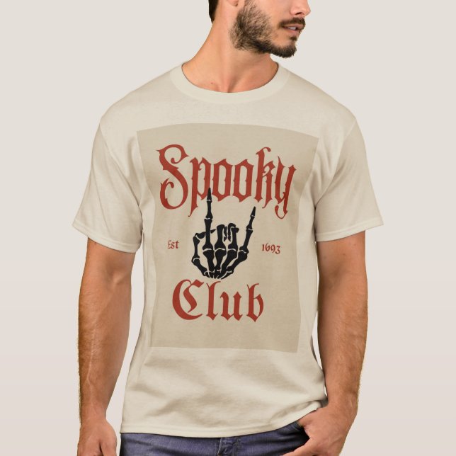 T-shirt Halloween camiseta (Devant)