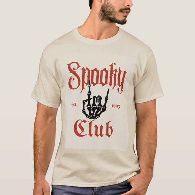T-shirt Halloween camiseta (Devant)