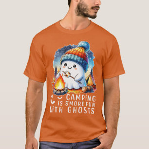 T-shirt Halloween Camping est plus amusant avec les fantôm