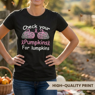 T-shirt Halloween cancer du sein drôle