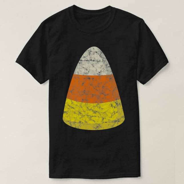 T-shirt Halloween Candy Corn (Design devant)