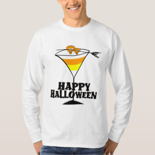 T-shirt Halloween Candy Corn Martini