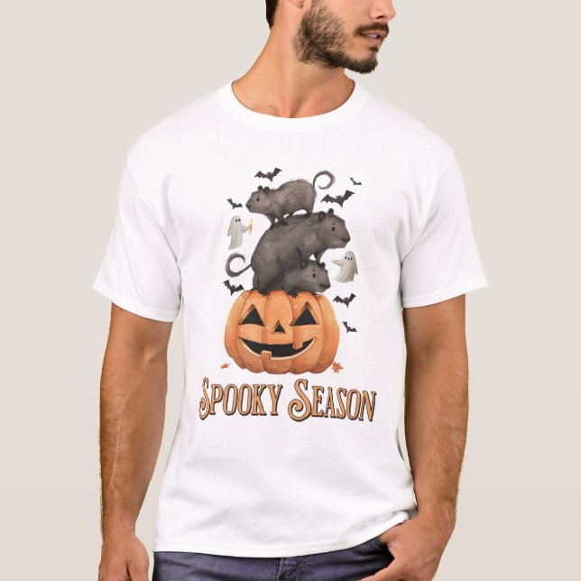 T-shirt Halloween Capybara (Devant)