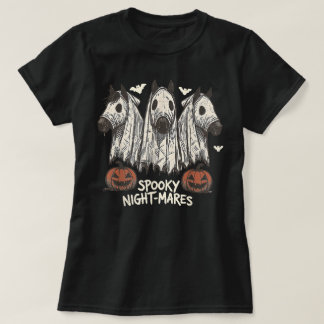 T-shirt Halloween Cauchemars de nuit Cheval Western Épouva